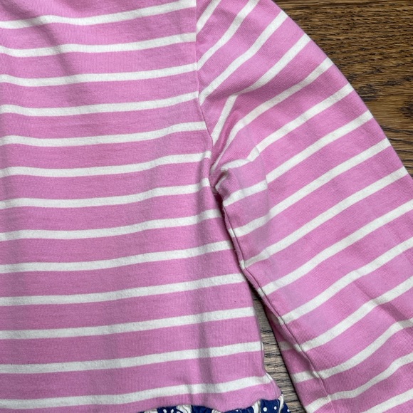 Hanna Andersson Girls Christmas Holiday Long Sleeve Striped Mixie PlayDress 10 - Picture 13 of 16